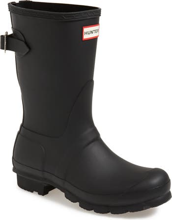 Hunter Original Short Back Adjustable Rain Boot (Women) | Nordstrom