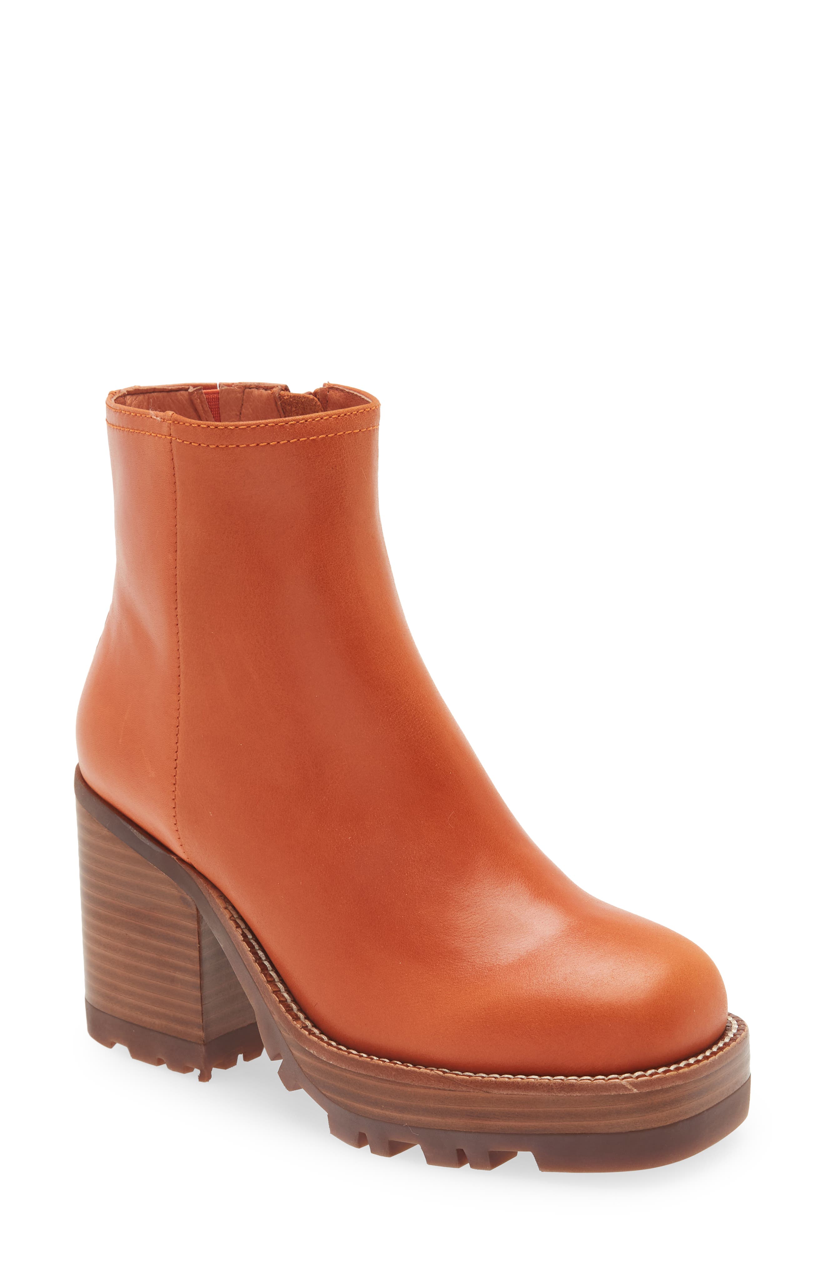 jeffrey campbell orange boots