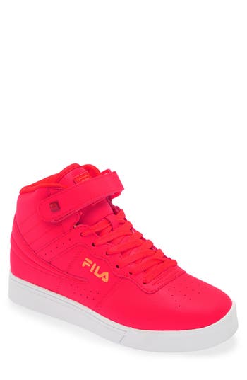 Fila Vulc 13 Superbright Sneaker In Diva Pink/fiery Coral/white