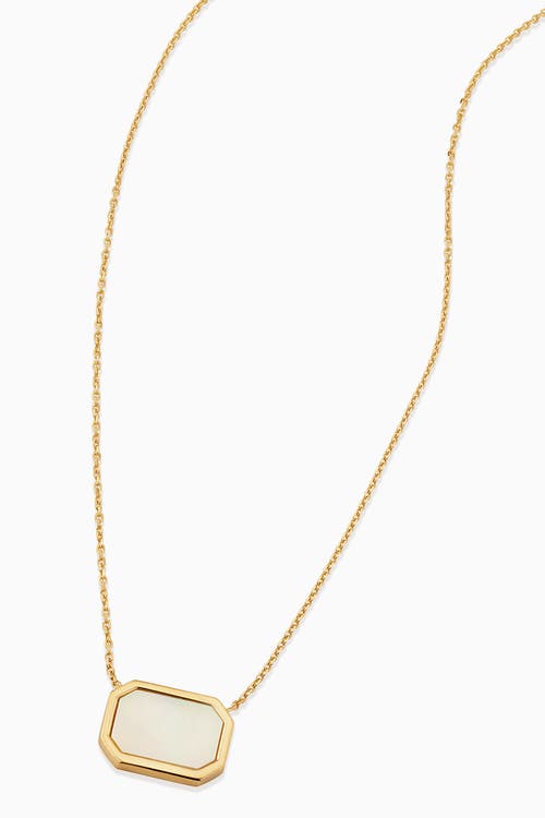 Shop Oradina 14k Yellow Gold Horizons Pendant Necklace