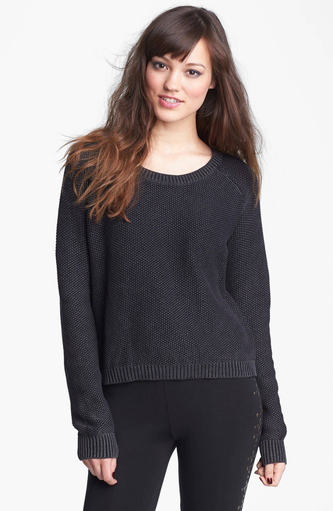 Love By Design Scoop Neck Sweater (Juniors) Nordstrom
