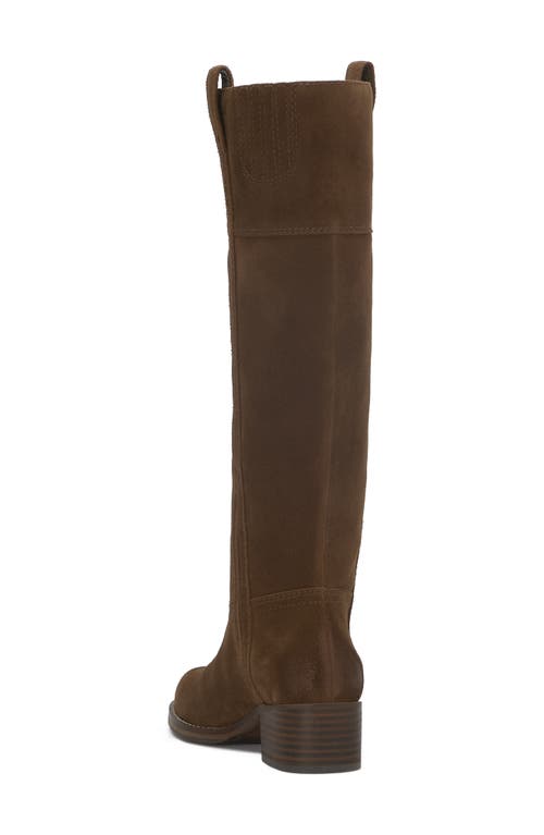 Lucky Brand Women's Hybiscus Knee-high Riding Boots In Desert Palm Oil Suede