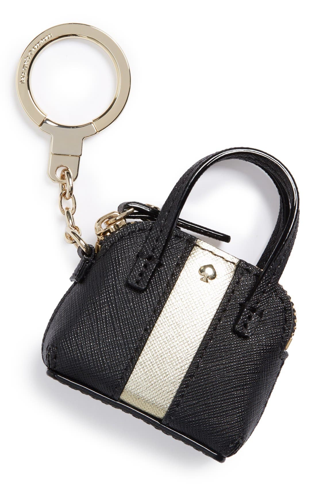 kate spade new york 'racing stripe maise' bag charm Nordstrom