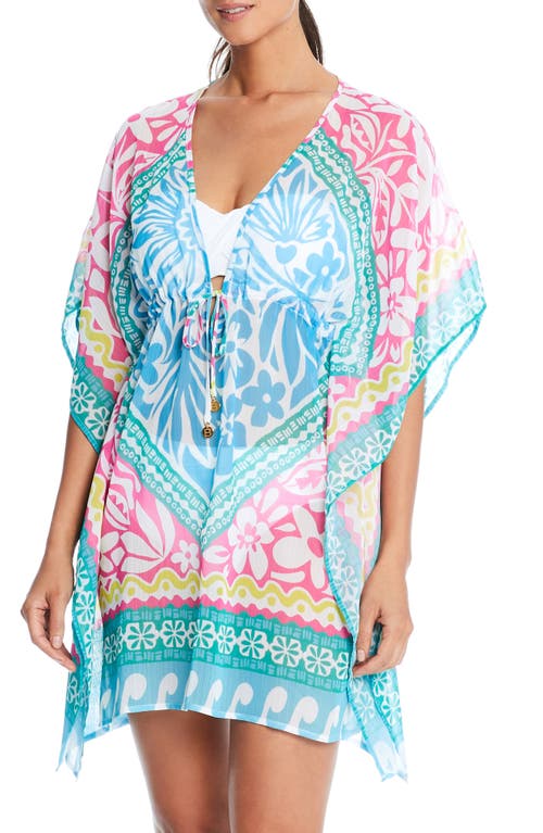 Shop Rod Beattie Cover-up Caftan In Coldwater