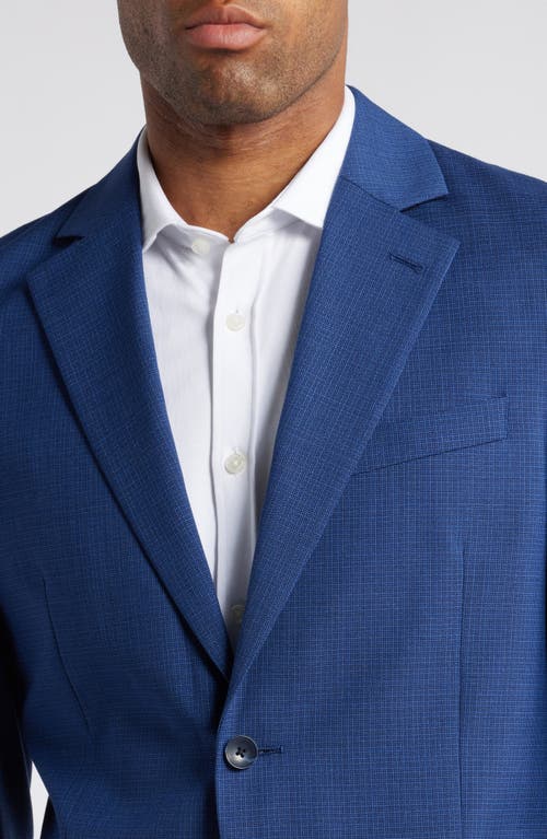 Shop Nordstrom Trim Fit Textured Wool Sport Coat In Blue Cestino Weave