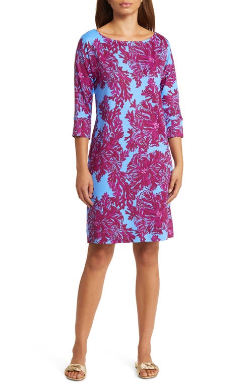 Lilly Pulitzer Braedyn UPF 50+ Shift Dress in Abaco Blue