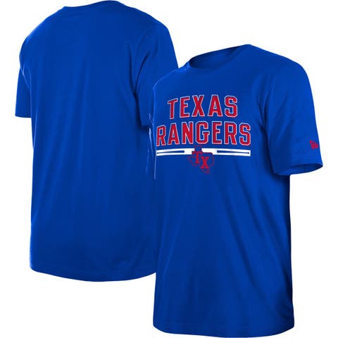 Red Jacket Texas Rangers T-Shirt - Men's T-Shirts in Blue