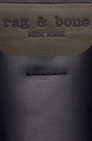 Rag & Bone Passenger Tote - Leather Large Tote Bag in Black