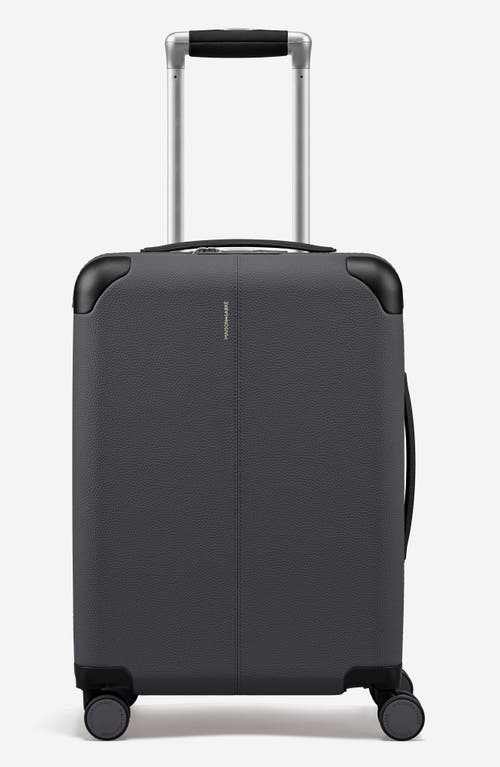 Shop Maison De Sabre Maison De Sabré The Carry On Suitcase In Graphite Caviar