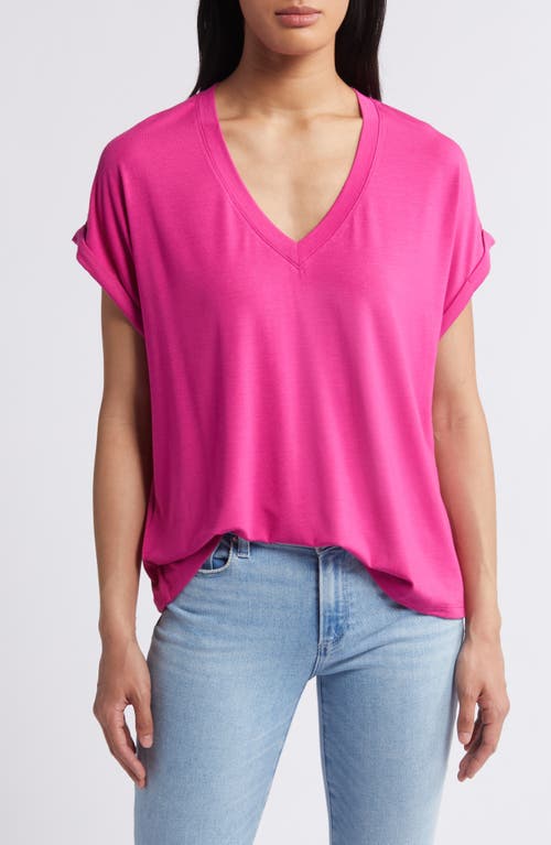 Shop Tommy Bahama Kauai V-neck T-shirt In Pineapple Pink