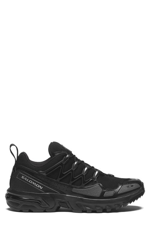 Shop Salomon Gender Inclusive Acs+ Sneaker In Black/black/silver