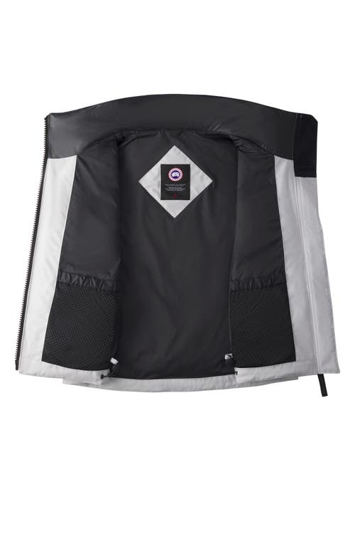 Canada Goose Grandview Cropped Down Jacket In Silverbirch