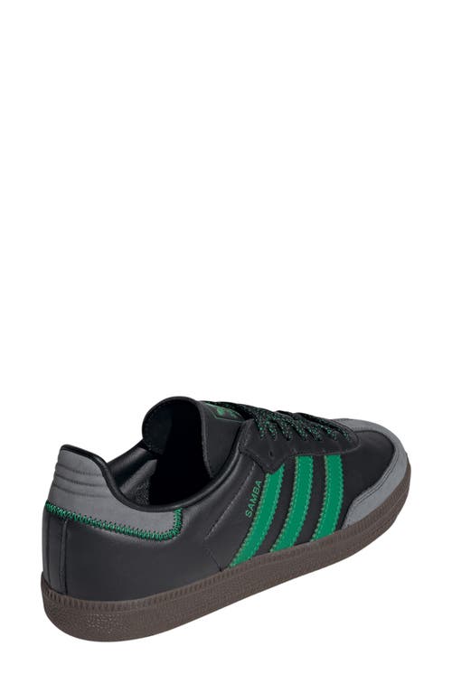 Shop Adidas Originals Adidas Samba Sneaker In Black/green/grey