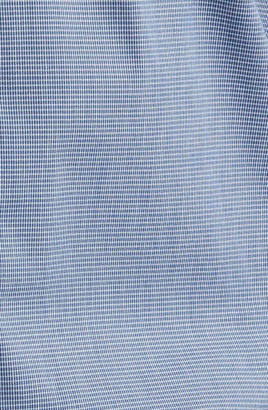 Shop Nordstrom Easy Care® Trim Fit Micropattern Dress Shirt In Navy - Blue Fino Check