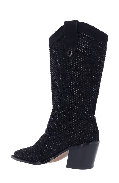 J. Reneé Laylani Pointed Toe Western Boot In Black