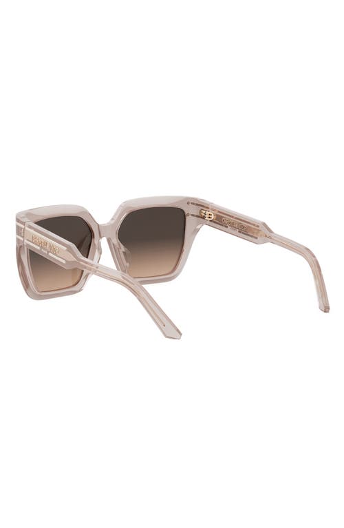 Shop Dior 'signature S10f 55mm Butterfly Sunglasses In Shiny Pink/gradient Roviex