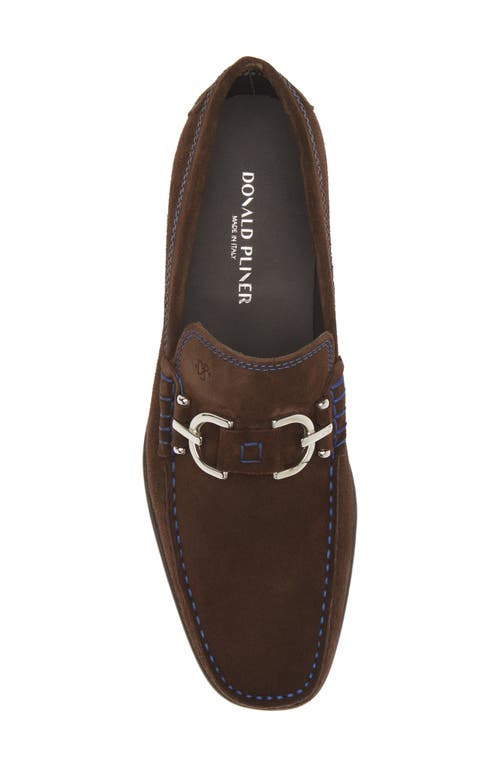 Donald Pliner Dacio Bit Loafer In Expresso