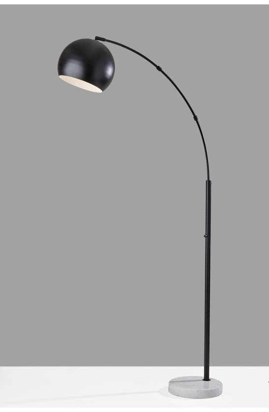 Shop Adesso Lighting Astoria Arc Floor Lamp In Black