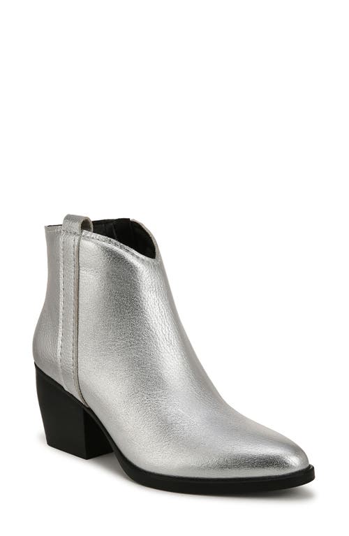 Naturalizer Fairmont Metallic Bootie In Silver