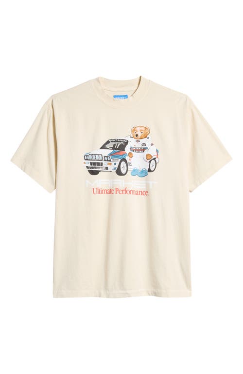 Market Ultimate Rally Cotton Graphic T-shirt In Ecru