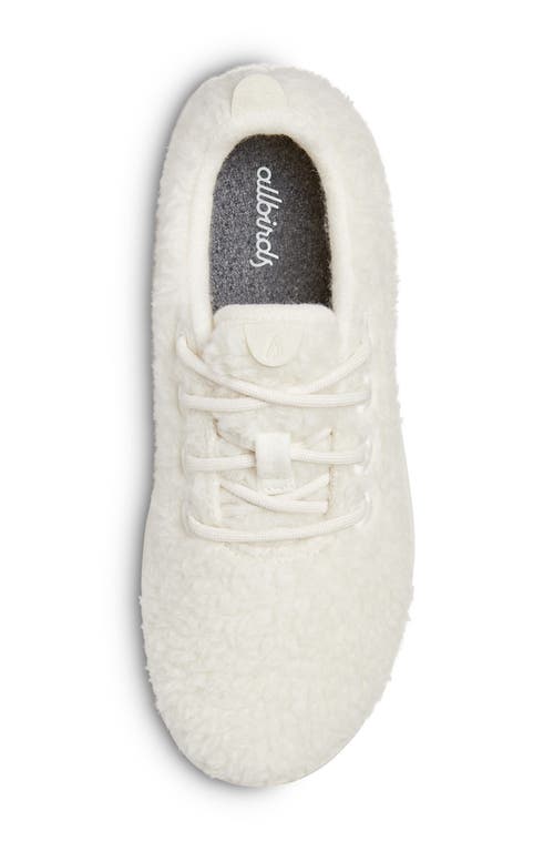 Allbirds Kids' Sm Wool Runner Fluff Sneaker In White