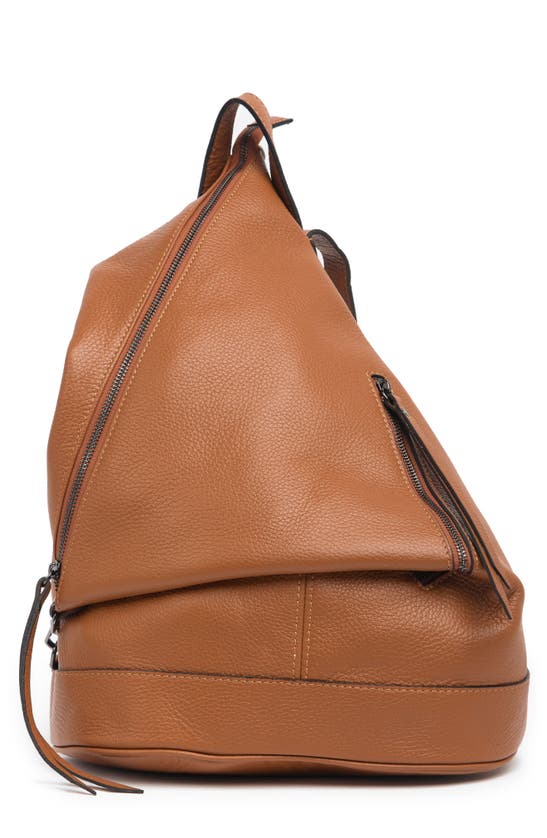 Carla Ferreri Leather Backpack In Cognac ModeSens