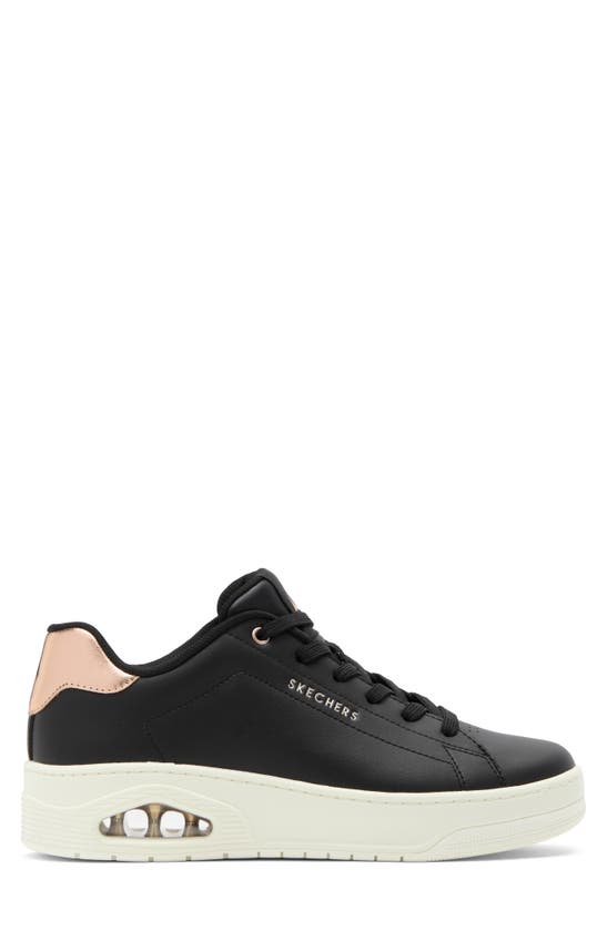 Shop Skechers Uno Court Courted Air Sneaker In Black