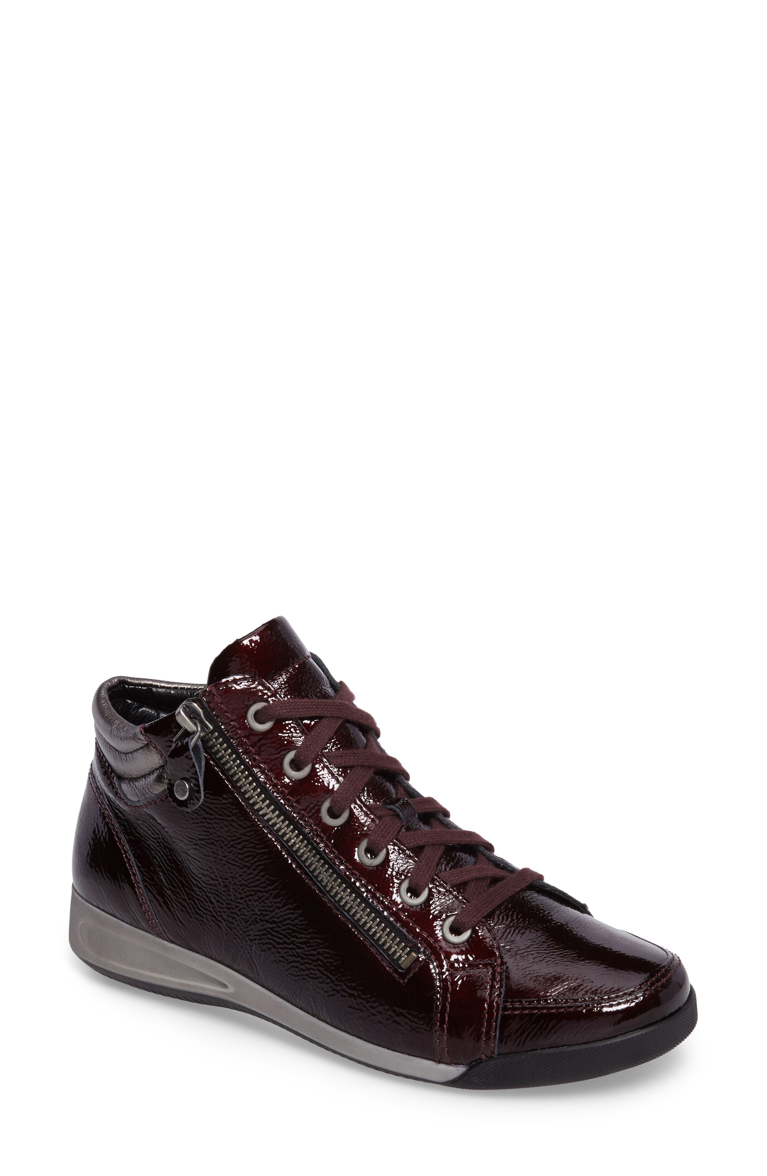 Ara Rylee High Top Sneaker, Red