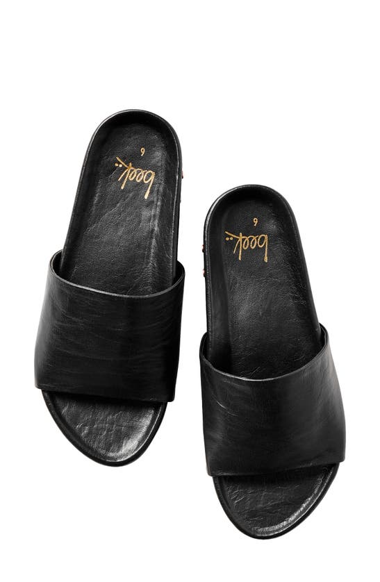 Shop Beek Pelican Slide Sandal In Black