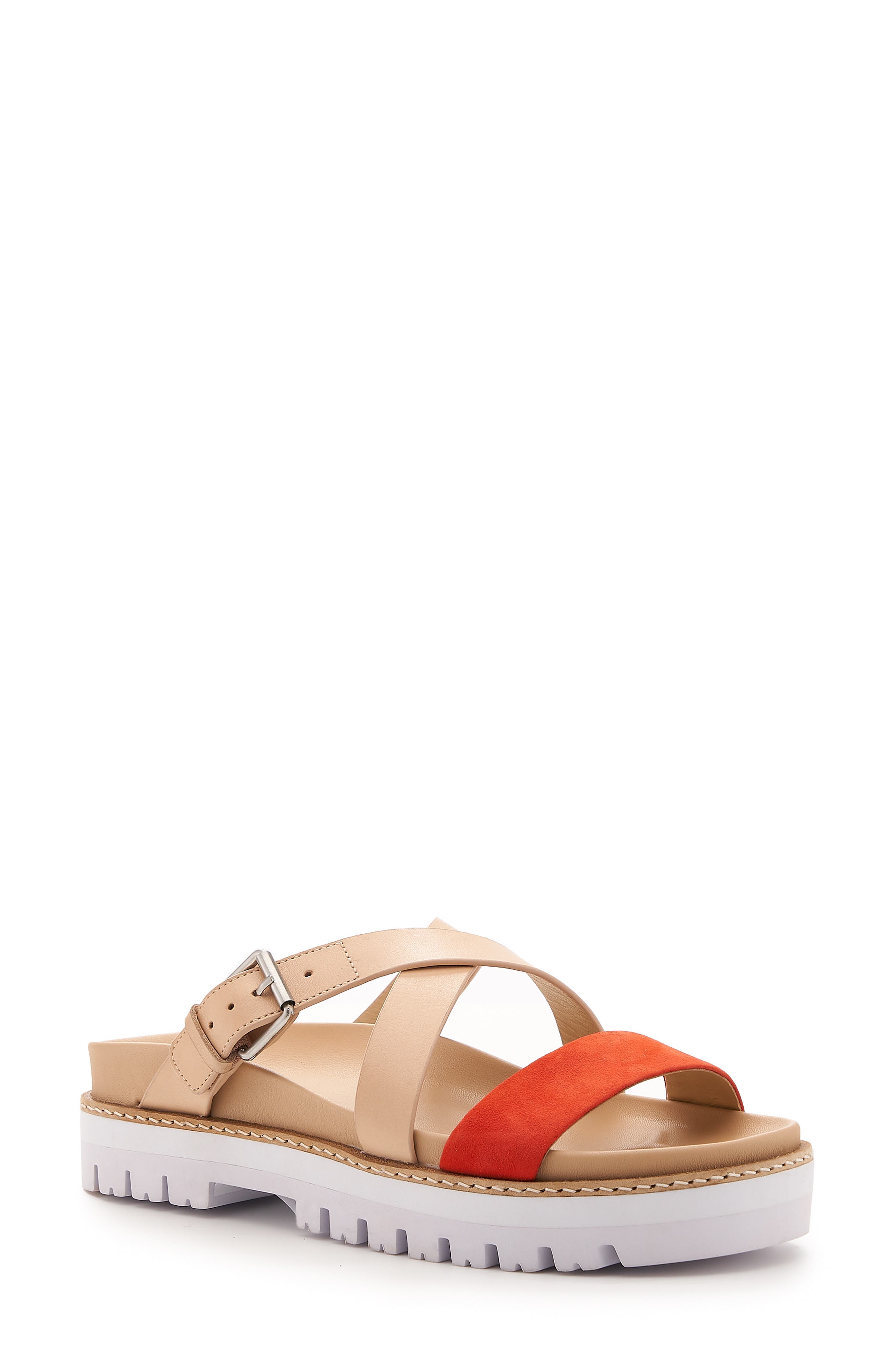 Botkier Women's Jupiter Slip On Buckled Lug Sandals In