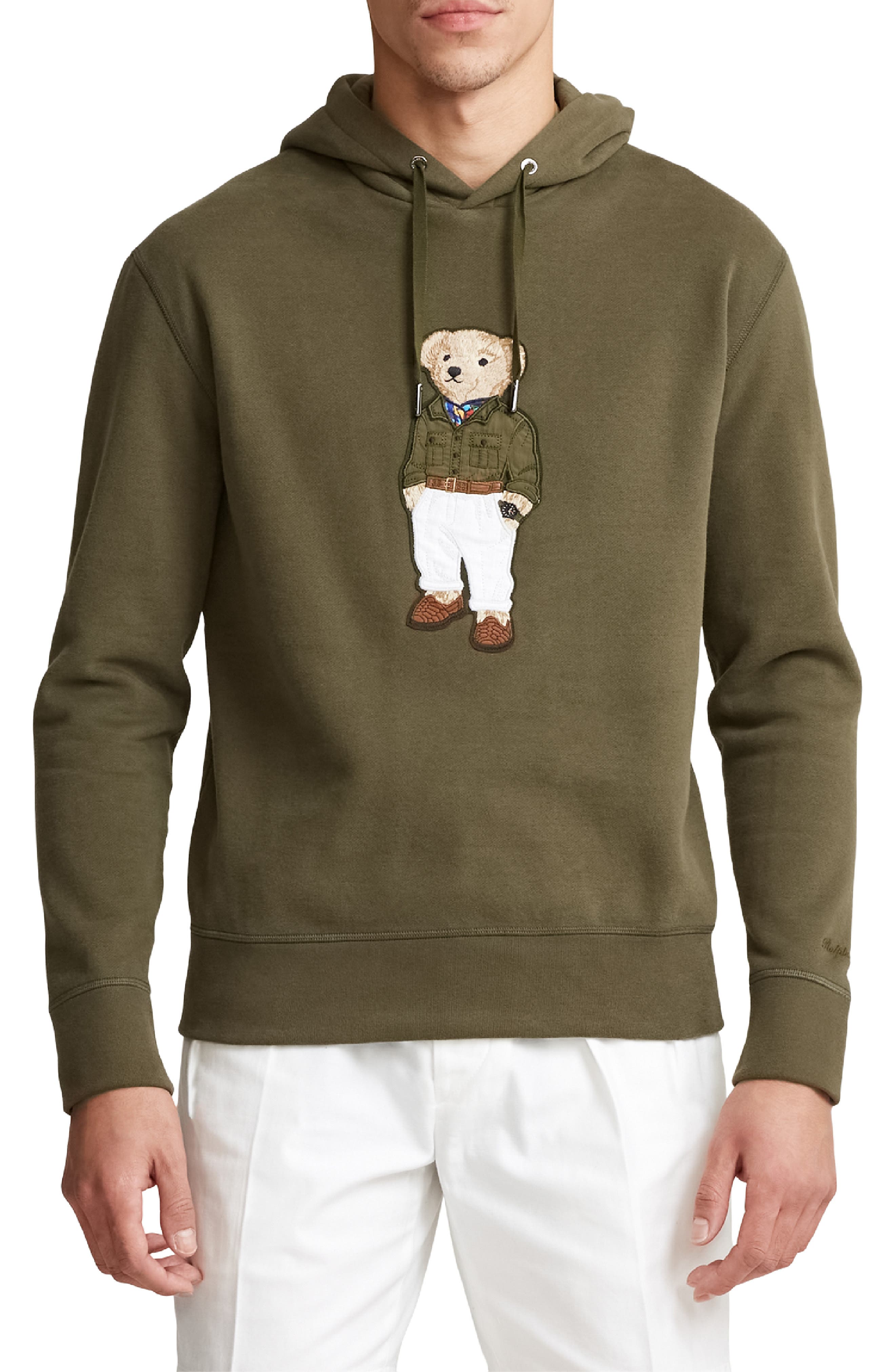 ralph lauren purple label bear sweater