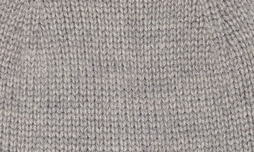 Kate Spade New York Flocked Spade Beanie In 031 Heather Grey