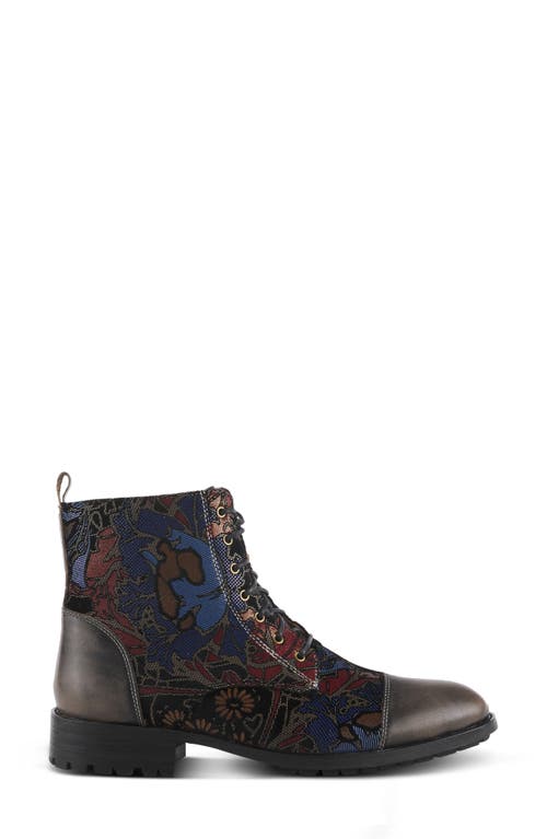 Shop L'artiste By Spring Step Elton Bootie In Grey Multi