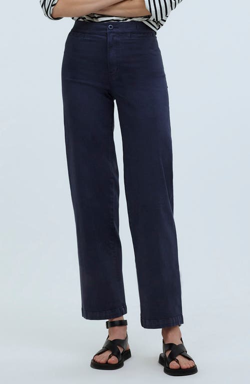 Madewell Emmett Wide Leg Crop Pants at Nordstrom,