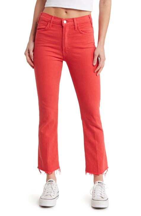 Mother best sale red jeans