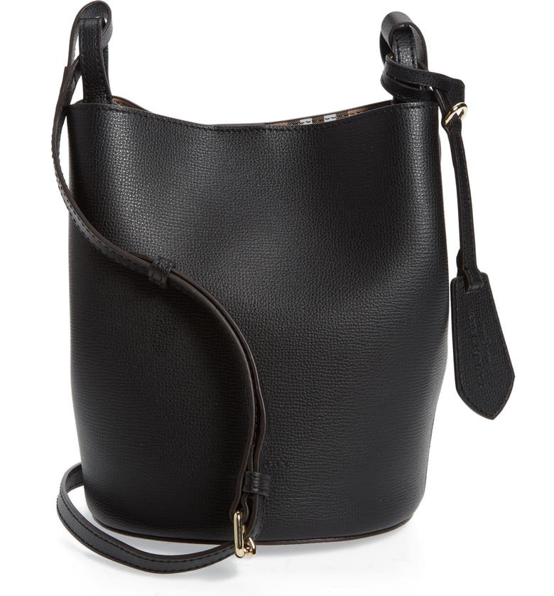Burberry Small Lorne Leather Bucket Bag | Nordstrom