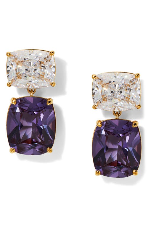 Nadri Northern Lights Crystal Drop Earrings In Gold