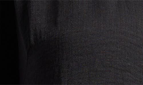 Cece Puff Sleeve Tiered Maxi Shirtdress In Rich Black