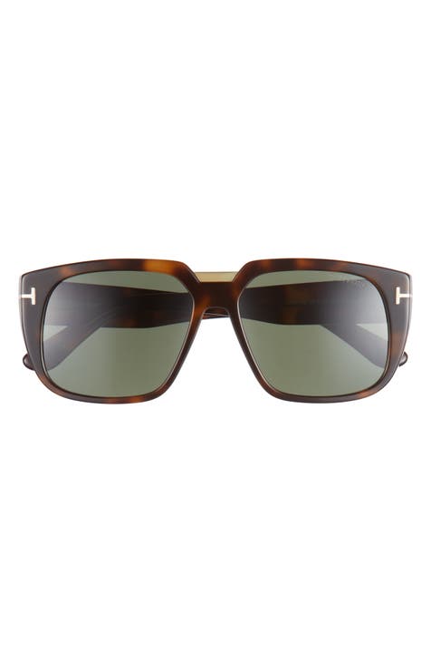 56mm Square Sunglasses