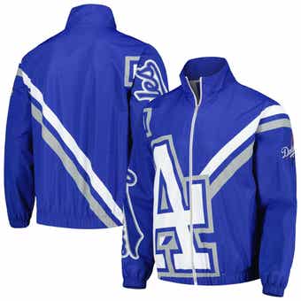 Mitchell & Ness Men's Jackie Robinson Royal Brooklyn Dodgers Cooperstown  Collection Legends Raglan Full-Snap Jacket