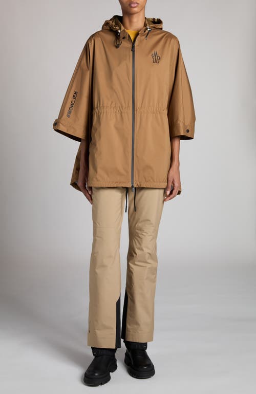 Moncler Technical Primaloft Gore-tex Ski Trousers In Camel