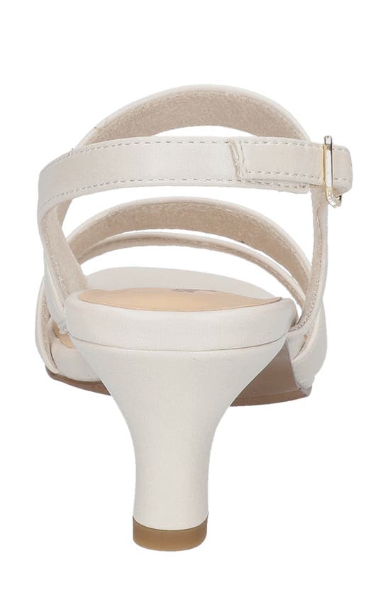Shop Easy Street Como Strappy Sandal In Bone