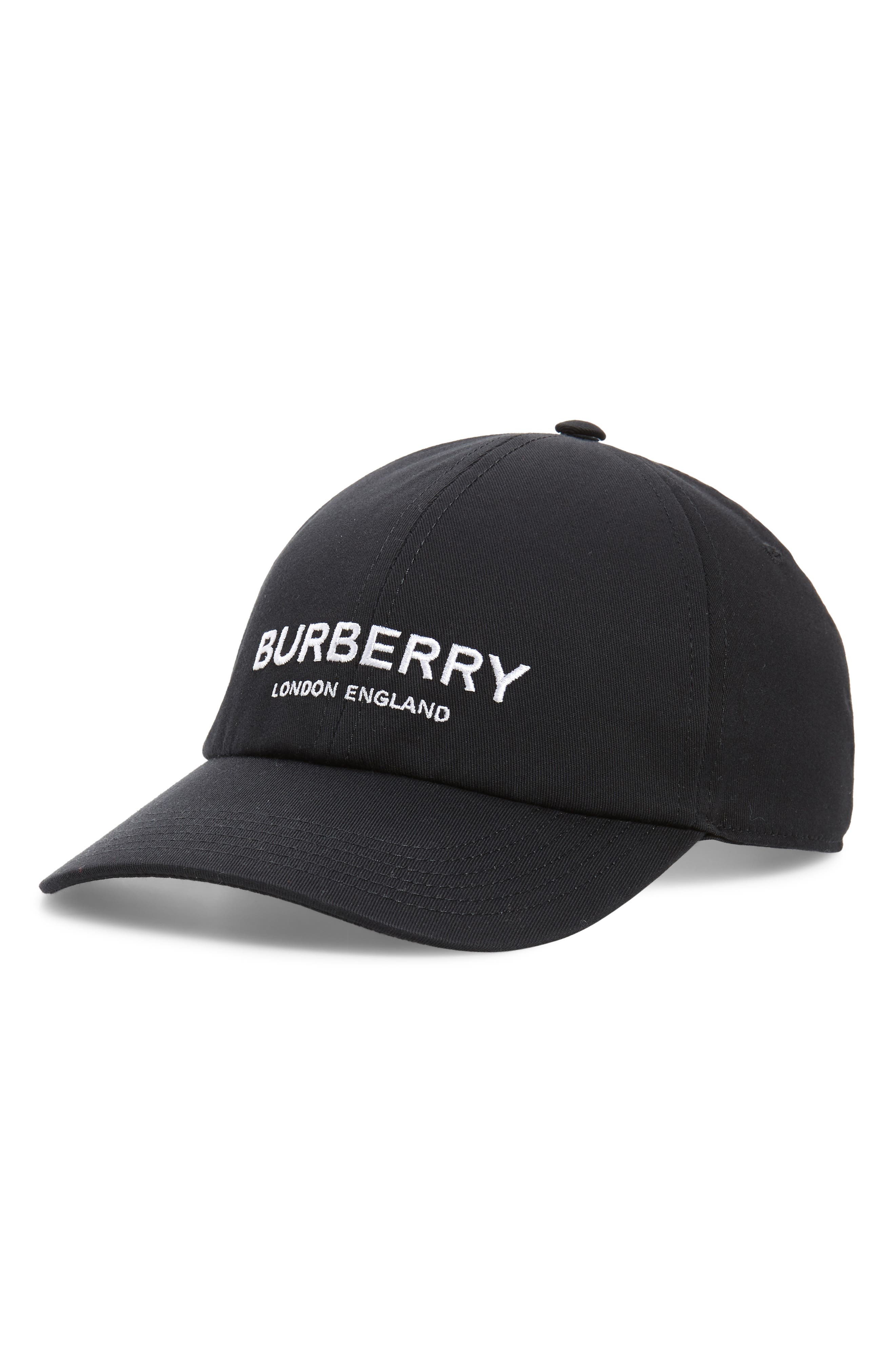 burberry logo cap