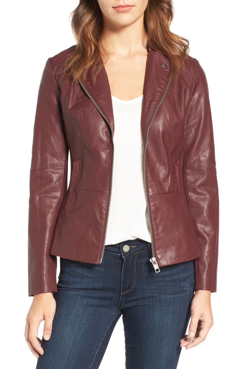 KUT from the Kloth Faux Leather Moto Jacket | Nordstrom