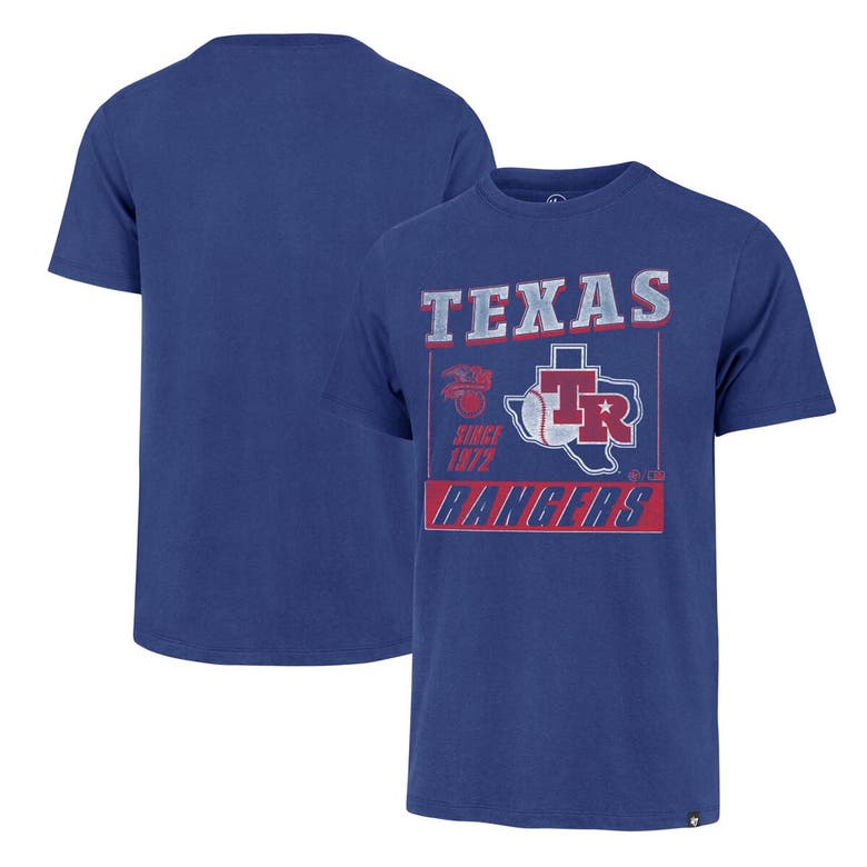 47 ' Royal Texas Rangers Outlast Franklin T-shirt In Blue