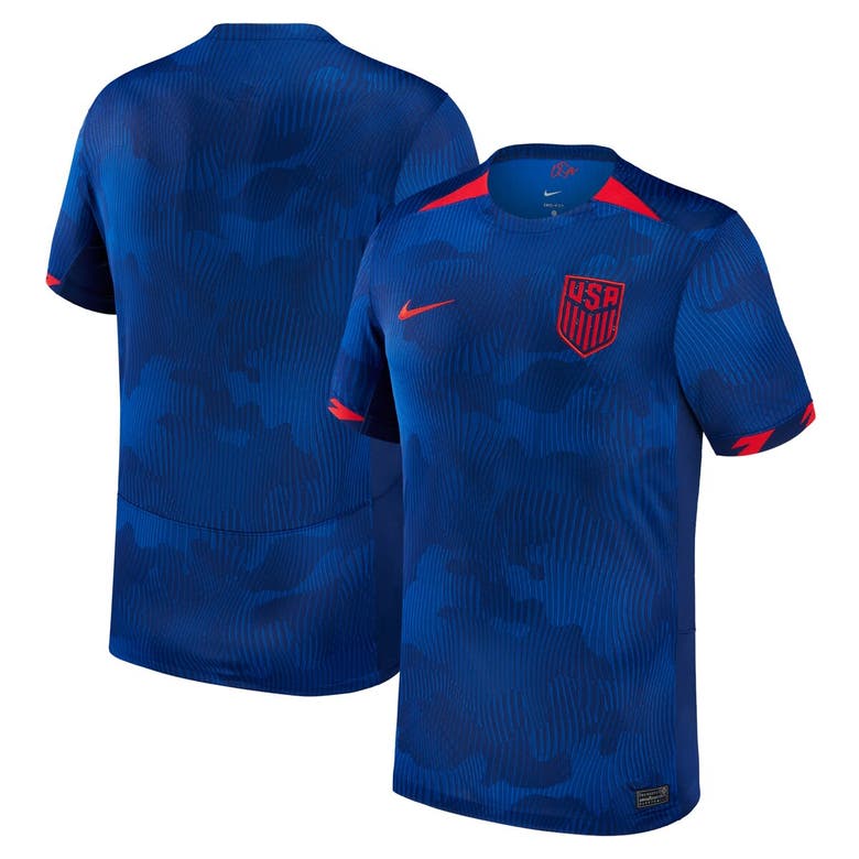 Nike Royal Usmnt 2023 Away Replica Jersey In Blue