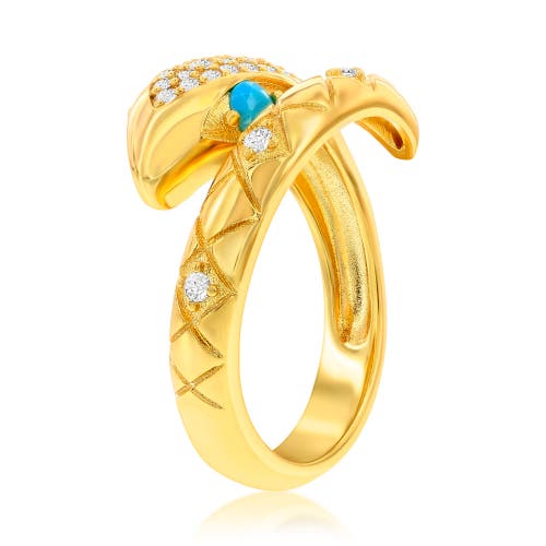 Donatello Gian Gold-tone Snake Ring In Gold