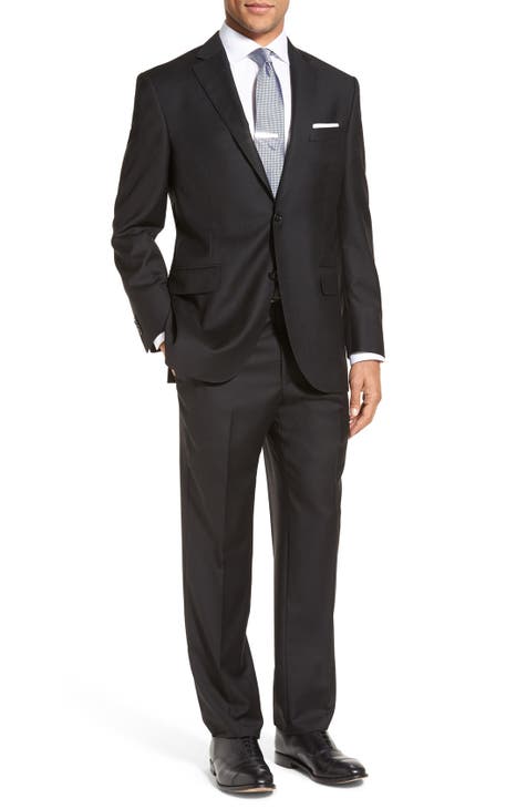 Flynn Classic Fit Solid Wool Suit