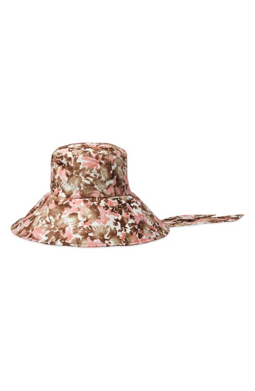 Jasper Packable Bucket Hat in Pink Nectar