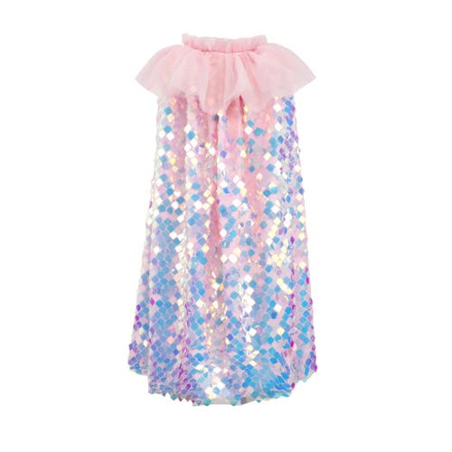 Lola + The Boys Mermaid Shimmer Cape in Multicolor 